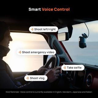 Camera hành trình 70mai Dash Cam 4K Omni X800, Góc Nhìn Toàn Cảnh 360°