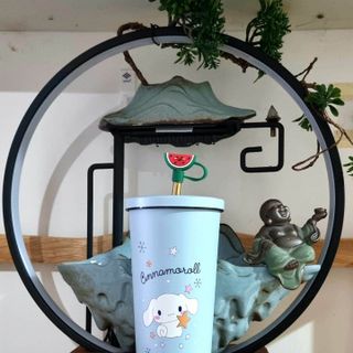 [HOT] Ly giữ nhiệt Hello Kitty 750ml, tặng kèm nắp đậy ống hút siêu cute