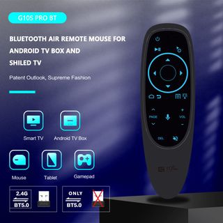 [G10S PRO BT] Điều khiển từ xa/chuột bay, 2 chế độ Bluetooth + 2.4G Wireless, trợ lý giọng nói, đèn nền