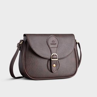 Túi đeo chéo nữ Yuumy YN29N màu nâu