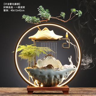 Thác nước phong thủy để bàn, tài lộc, may mắn, bình an