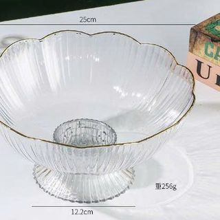 DĨA TRÁI CÂY TRANG TRÍ ĐẾ CAO CÓ LỖ THOÁT NƯỚC