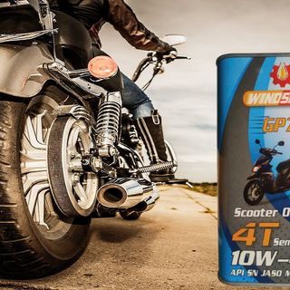 Nhớt xe ga WINDSPEED GP700 4T 10W40, nhập khẩu từ Vương quốc dầu mỏ UAE 0.8L