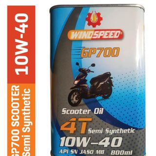Nhớt xe ga WINDSPEED GP700 4T 10W40, nhập khẩu từ Vương quốc dầu mỏ UAE 0.8L