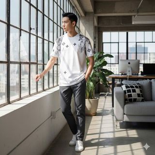 Áo thun nam. chất cotton 4c 100% , mịn , thấm hút tốt, Full tem tag mạc .