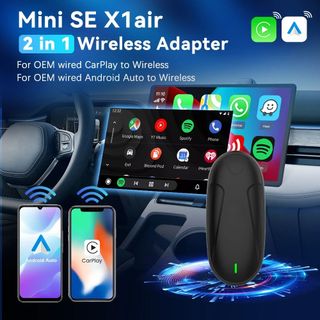Bộ điều hợp Apple carplay/Android auto có dây thành không dây CARLINKIT X1AIR/X2AIR