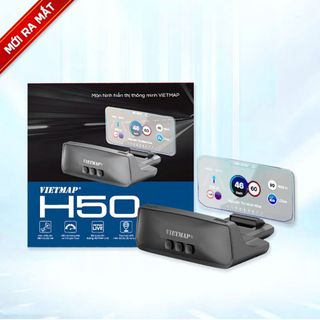 HUD Vietmap H50 – Hiển Thị Tốc Độ Ngay Tầm Mắt | GPS Độc Lập | Cảnh Báo Giao Thông | An Toàn Khi Lái Xe