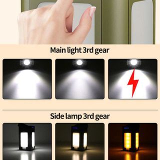 ĐÈN LỒNG CẮM TRẠI GẤP BỐN CÁNH NĂNG LƯỢNG MẶT TRỜI