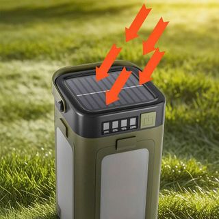 ĐÈN LỒNG CẮM TRẠI GẤP BỐN CÁNH NĂNG LƯỢNG MẶT TRỜI