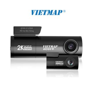 Camera Vietmap KC01 - Cảnh báo tốc độ giới hạn bằng giọng nói - Ghi hình 2K hành trình ô tô