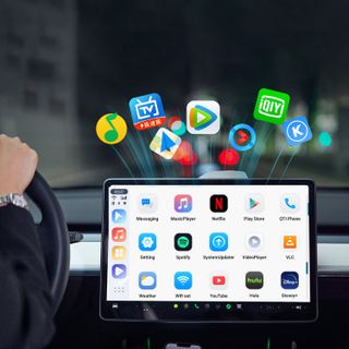 Android box cho ô tô, chip Qualcomm 6125/665 8 nhân, bộ nhớ 8GB+128GB
