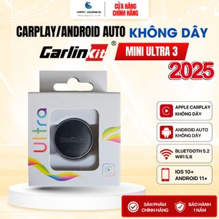 CARLINKIT MINI ULTRA 3 -Bộ Apple carplay/Android auto (2 in 1) không dây (phiên bản 2025)
