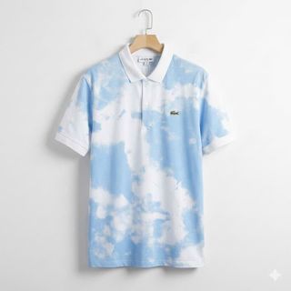 Áo thun polo nam. Chất 100% cotton 4c , vải cá sấu , bo dệt , in hoạ tiết đám mây tinh tế .