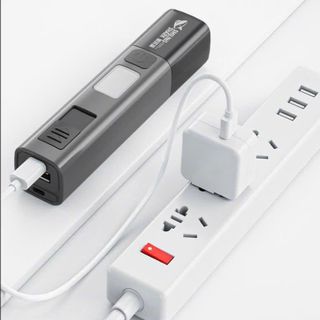 Đèn Pin SMILING SHARK Siêu Sáng SD-1017S Kèm Bật Lửa