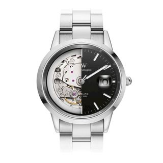 ĐỒNG HỒ NAM CAO CẤP D WELLINGTON DÂY THÉP AUTOMATIC HỘP NƠ TEM