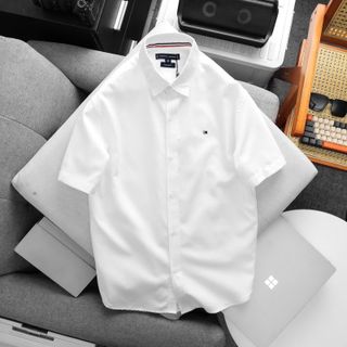 Sơmi Ngắn Tay nam Full 6 Colors.  Chất liệu vải Oxford chính phẩm xịn mịn, logo thêu.