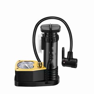 BƠM XE ĐẠP CHÂN ĐỨNG FOOT PUMP CÓ ĐỒNG HỒ