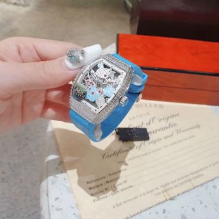 SĂN SALE ĐẦU NĂM ĐỒNG HỒ NỮ SIÊU CẤP PRANCK MULLER ĐÍNH ĐÁ MẶT HOA