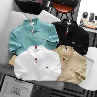 Áo thun nam, vải cotton chính phẩm, sợ vải mướt vừa phải, lên form rất đẹp logo đính sắc nét.