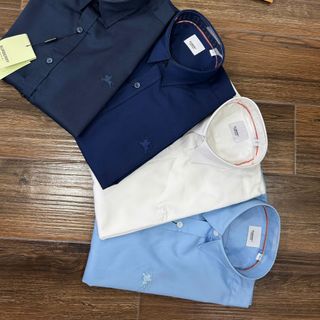 SƠMI NAM TAY NGẮN NEW.  Chất cotton gân chéo chìm dư xịn.