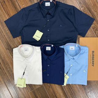 SƠMI NAM TAY NGẮN NEW.  Chất cotton gân chéo chìm dư xịn.