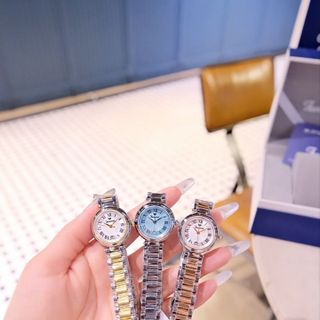 ĐỒNG HỒ NỮ CHÍNH NGẠCH FUNMEI F6830 DÂY THÉP NIỀNG KHÍA FULLBOX HOÁ ĐƠN