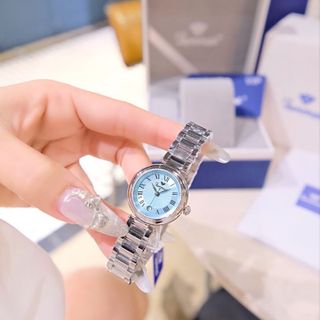 ĐỒNG HỒ NỮ CHÍNH NGẠCH FUNMEI F6830 DÂY THÉP NIỀNG KHÍA FULLBOX HOÁ ĐƠN