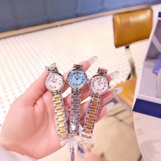 ĐỒNG HỒ NỮ CHÍNH NGẠCH FUNMEI F6830 DÂY THÉP NIỀNG KHÍA FULLBOX HOÁ ĐƠN