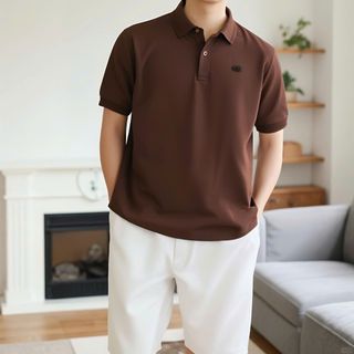 Polo nam, 98% cotton 2% spandex .   Chất vải cá sấu nhập khẩu cao cấp.
