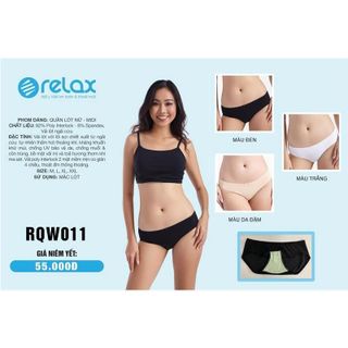 Quần lót nữ Relax RQW011 Vải lót Ngải Cứu kháng khuẩn, khử mùi, tỏa hương thơm nhẹ khi ma sát co giãn 4 chiều
