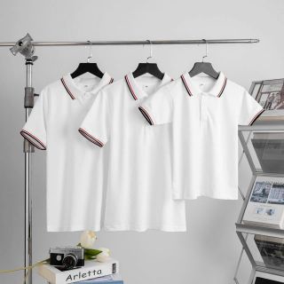 Áo Polo Nam Nữ 100% Cotton Cổ Bẻ Cao Cấp - Áo Thun Gia Đình Co Giãn Thấm Hút Size 1-XXXL Hà Đinh