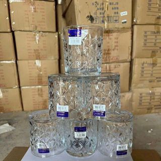 BỘ 6 LY THUỶ TINH WHISKY 340ML KB032-2 (T8)