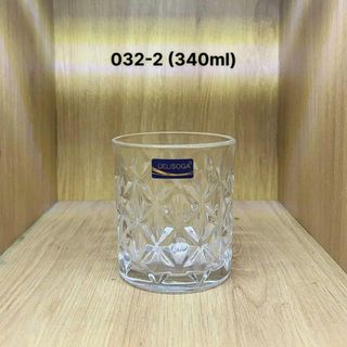 BỘ 6 LY THUỶ TINH WHISKY 340ML KB032-2 (T8)