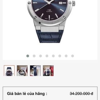 SĂN SALE ĐẦU NĂM ĐỒNG HỒ NAM SIÊU CẤP SALVATHORE XANH NAVY DÂY DA FULLBOX