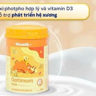 Sữa bột Vinamilk Optimum Gold 1 (0–6 tháng) 400g – Hàng chuẩn date mới, giá sỉ tốt