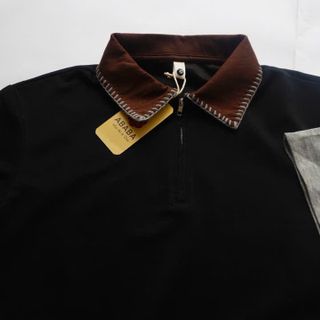 Áo Polo Nam ABABA Zip Polo Cao Cấp F6935 - Chất CVC Hàn Quốc Không Nhăn, Thoáng Khí, Size M đến 4XL