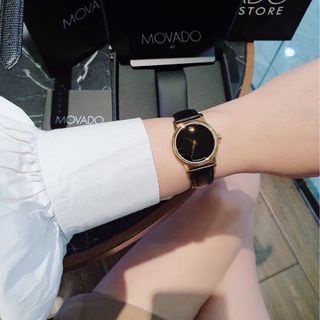 ĐỒNG HỒ NAM NỮ MÁY THỤY SĨ MOVODA DÂY DA KÍNH SAPHIRE