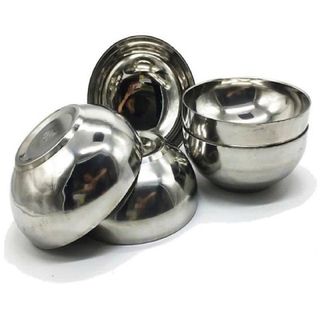 BỘ 10 CHÉN INOX 2 LỚP CÁCH NHIỆT 11,5CM (T12)