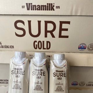 SURE Prevent Gold 237ml – Sữa dinh dưỡng pha sẵn Vinamilk | Thùng 24 chai | Date mới, giá sỉ tốt