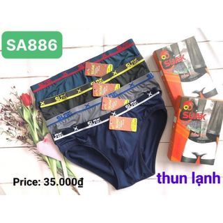 Quần lót nam SUAK 886 quần lót thun lạnh co giãn 4 chiều, thấm hút mồ hôi, thoải mái vận động