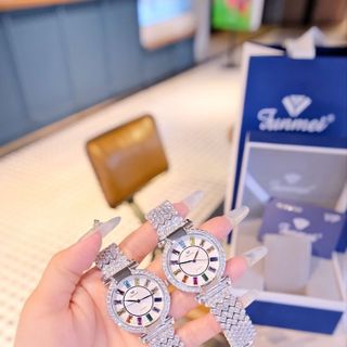 ĐỒNG HỒ NỮ CHÍNH NGẠCH FUNMEI F4604 ĐÍNH ĐÁ SWA FULLBOX HOÁ ĐƠN