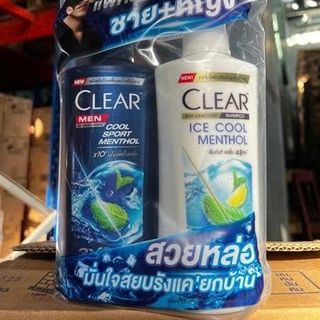 Dầu Gội Clear Thái Cặp Mix Màu