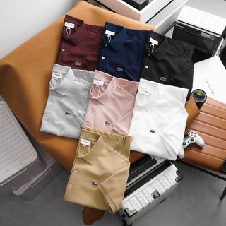 Polo nam cotton Pique phối xịn. Chất vải pique đanh dày, hiệu ứng mặt vải.