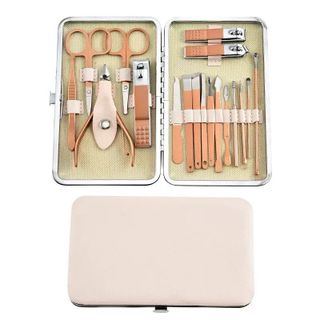 Bộ kềm cắt móng tay đa năng cao cấp 18 món – Hộp kim loại sang trọng