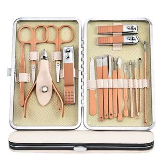 Bộ kềm cắt móng tay đa năng cao cấp 18 món – Hộp kim loại sang trọng