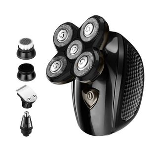 Máy cạo râu điện đa chức năng RQ-818 có 5 Lưỡi, Dùng Cho Người Đầu Hói - Hàng GIA DỤNG VIP