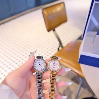 ĐỒNG HỒ NỮ CHÍNH NGẠCH FUNMEI F2148 DÂY THÉP NIỀNG KHÍA FULLBOX HOÁ ĐƠN