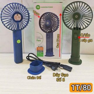 QUẠT SẠC TÍCH ĐIỆN CẦM TAY DP-7633