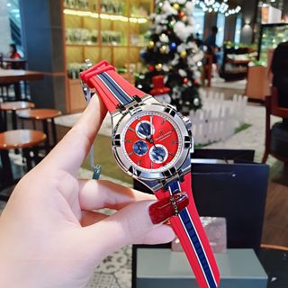 SĂN SALE ĐẦU NĂM ĐỒNG HỒ NAM SIÊU CẤP MAURIC CHONOGRAP AIKON DÂY DA