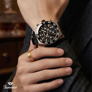 ĐỒNG HỒ NAM CHÍNH NGẠCH FUNMEI F6836 CHRONOGRAPH FULLBOX HOÁ ĐƠN